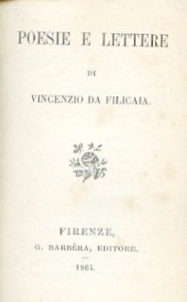 Poesie e lettere