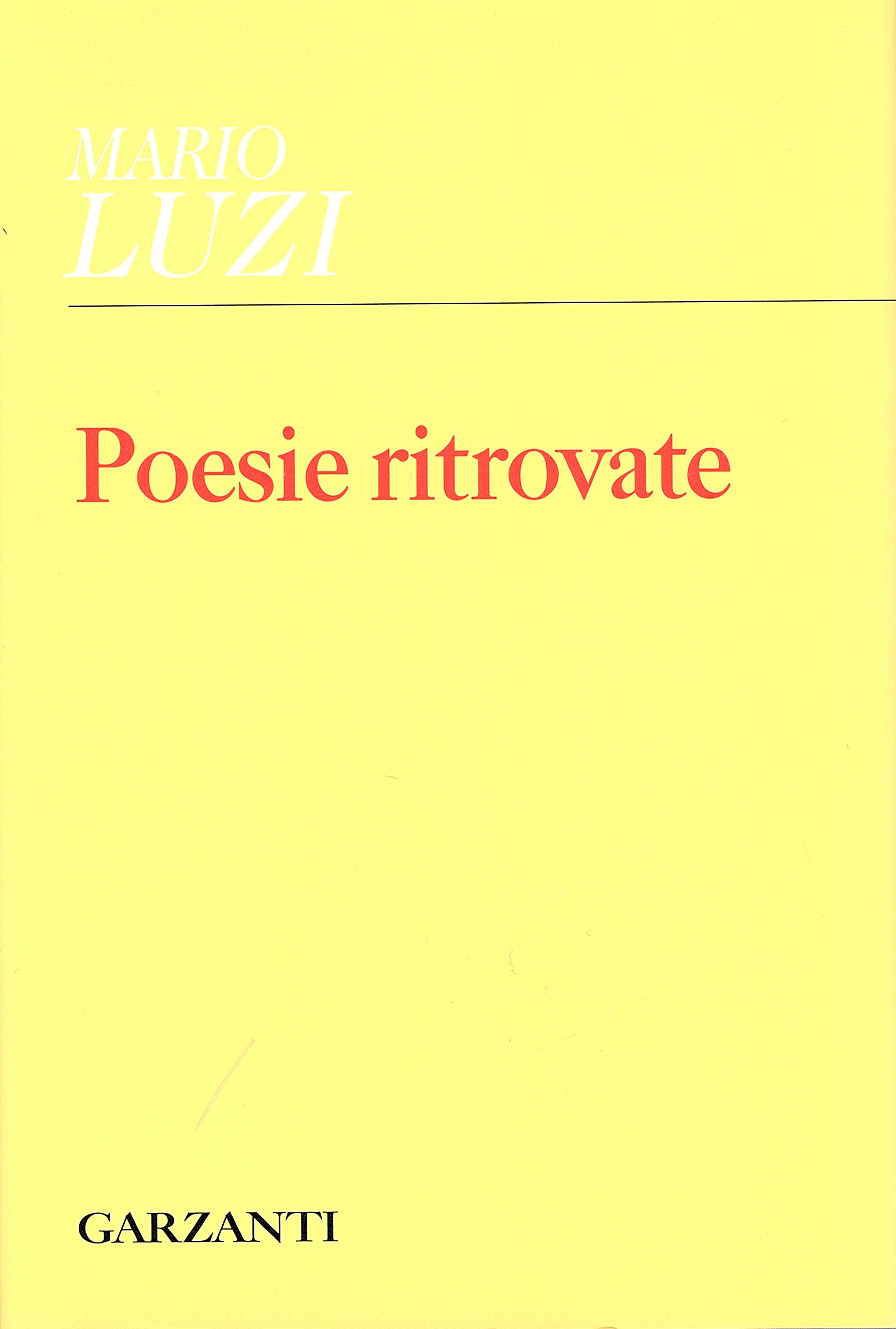 Poesie ritrovate