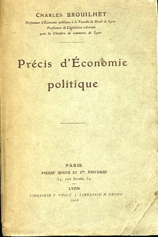 Précis d'Économie Politique