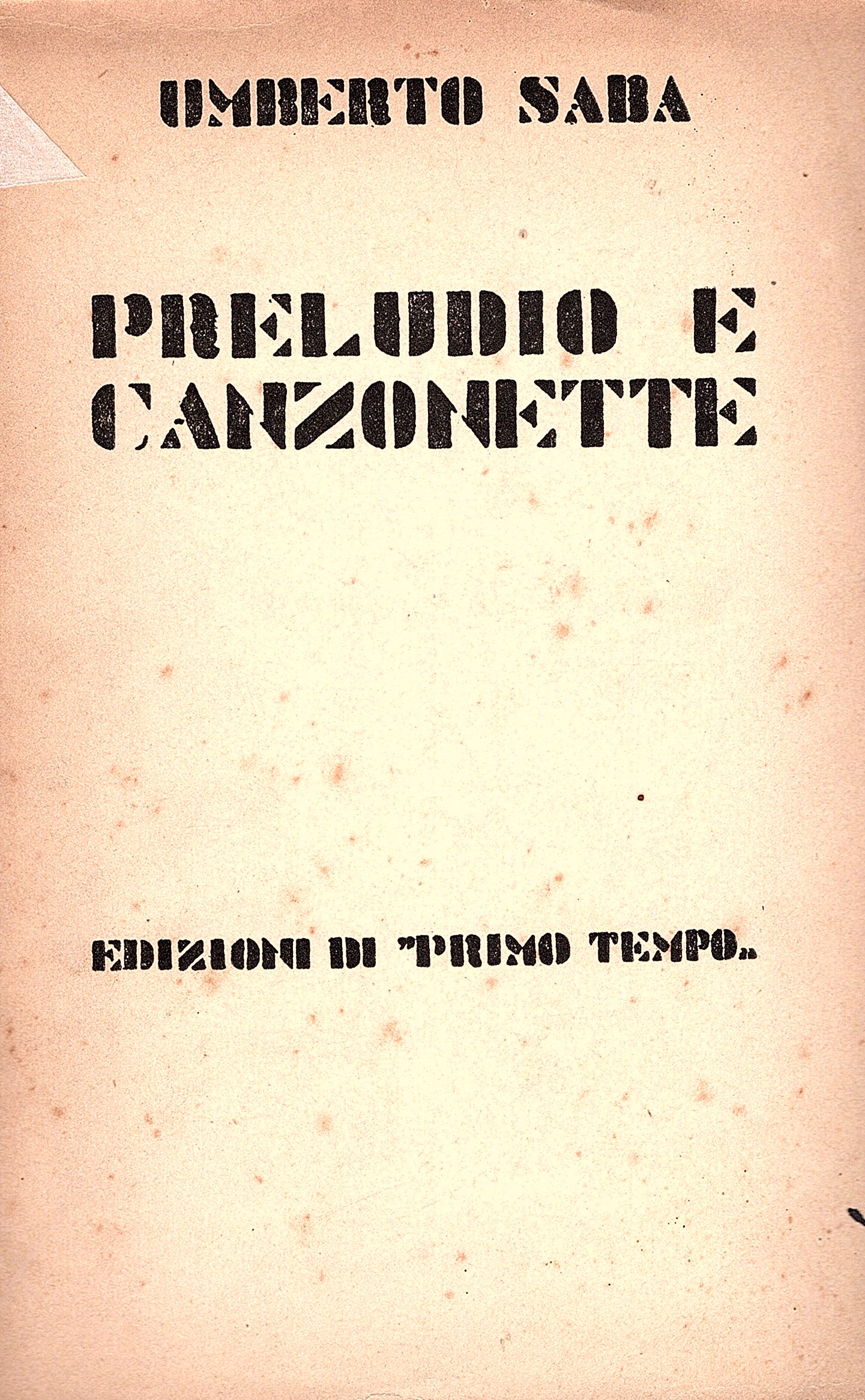 Preludio e canzonette