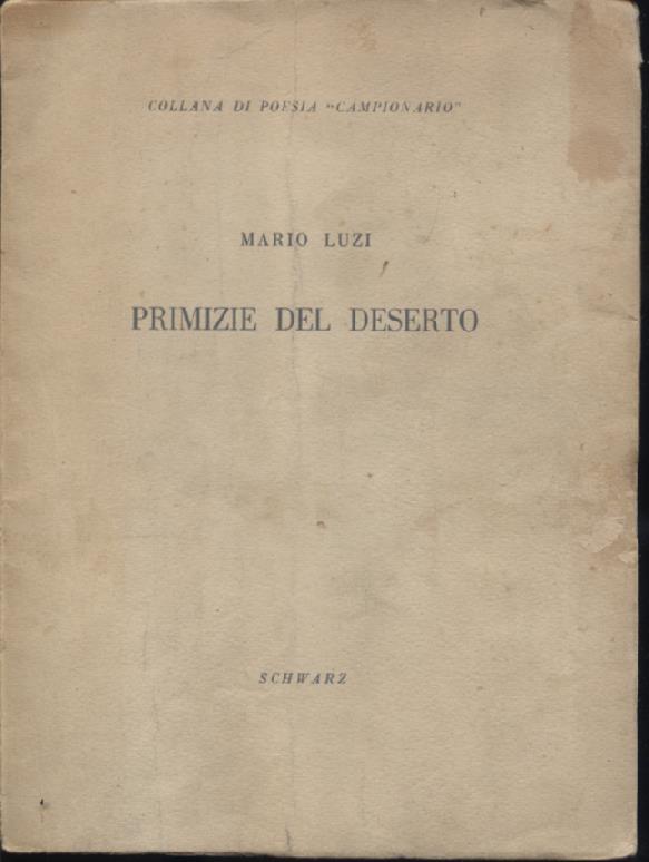 Primizie del deserto
