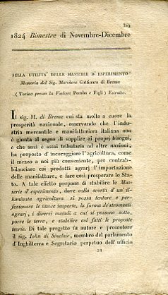 Propagatore: ossia raccolta periodica delle cose appartenenti ai progressi dell'industria, …