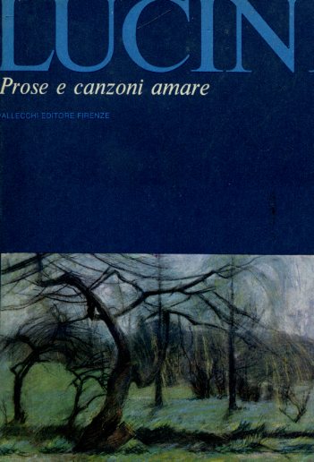 Prose e canzoni amare. Testi editi ed inediti a cura …