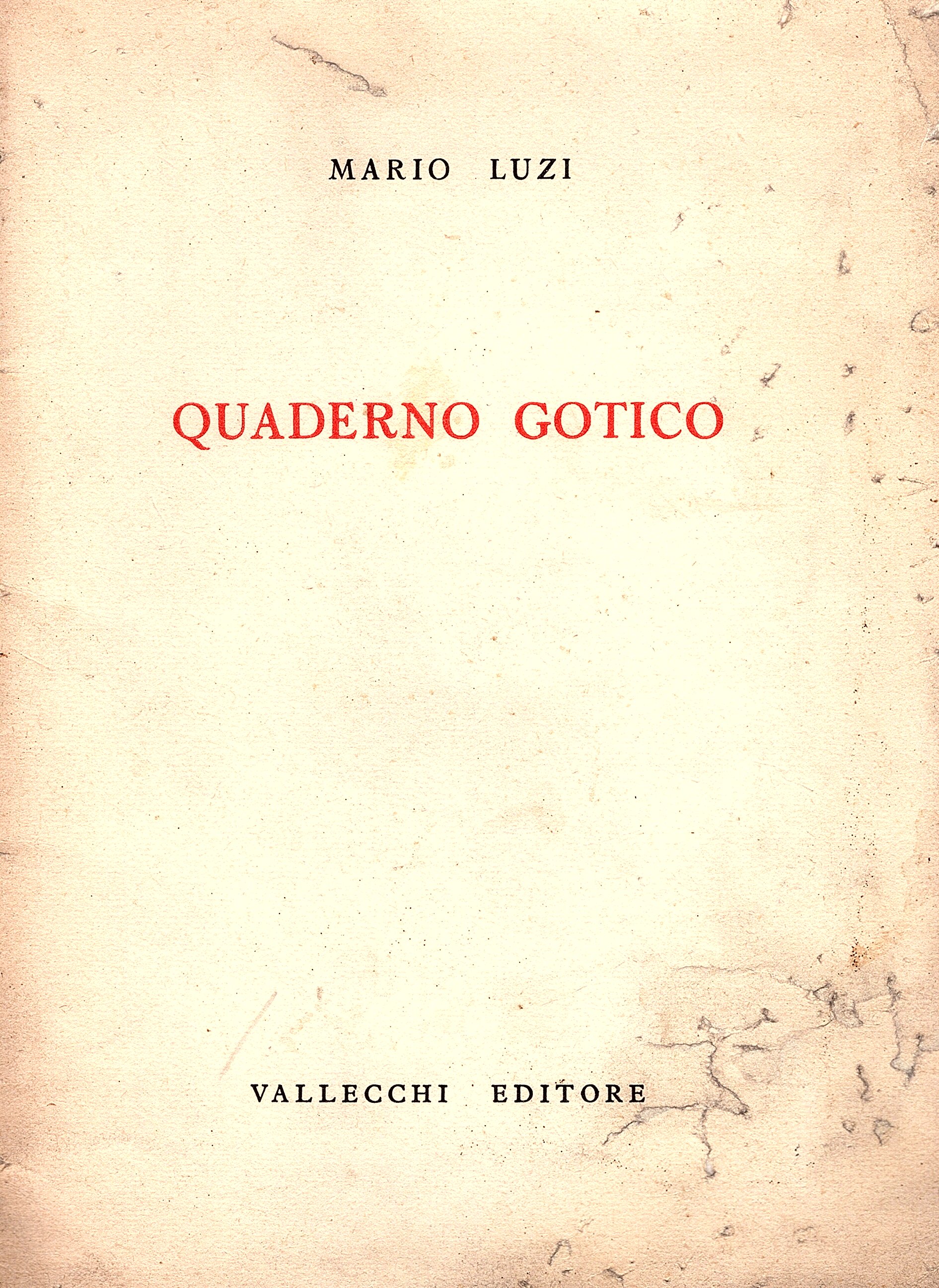 Quaderno gotico