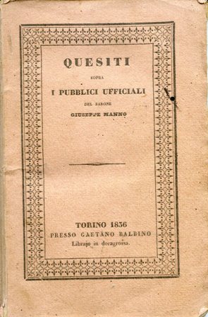 Quesiti sopra i pubblici ufficiali