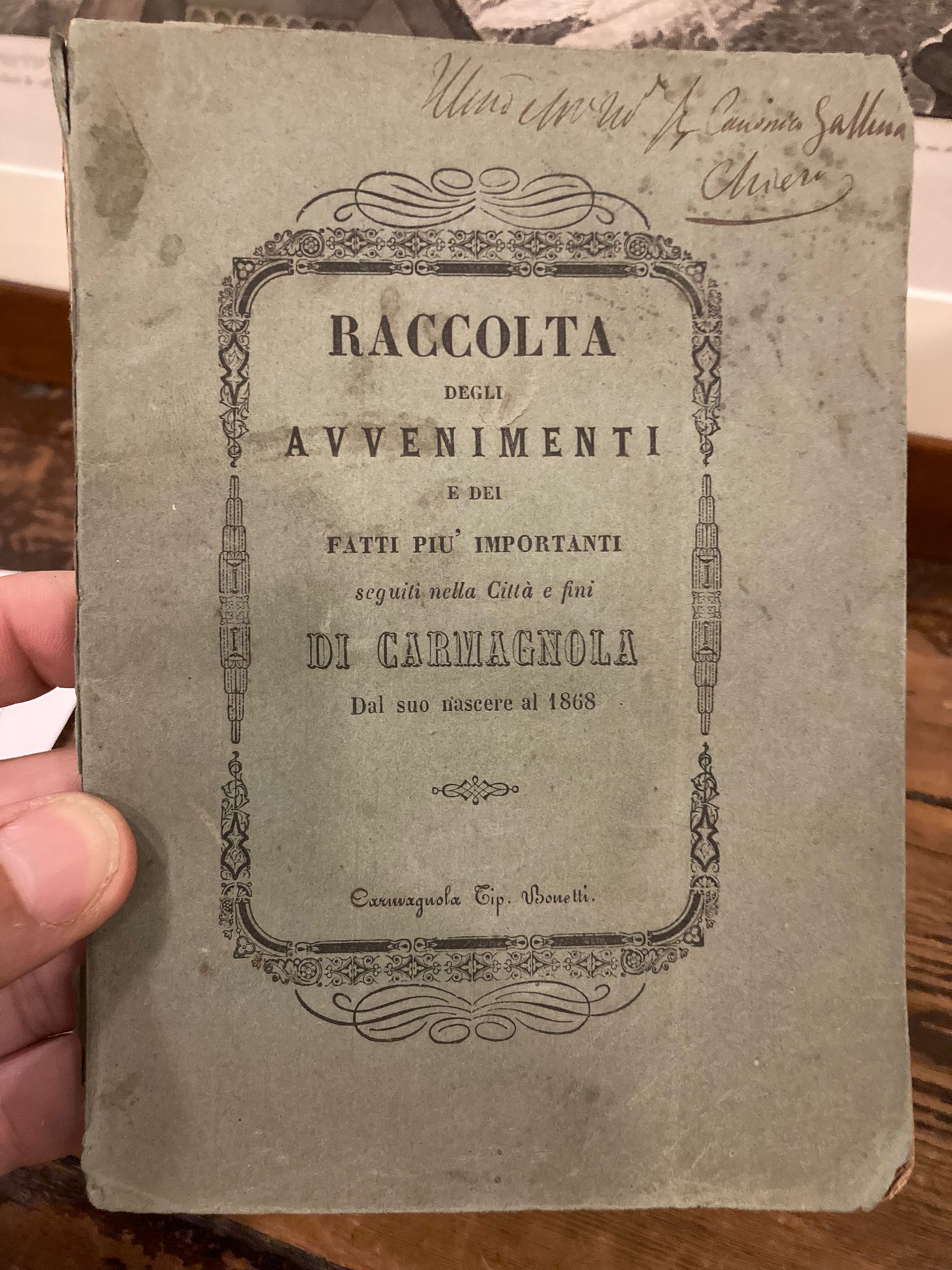 Raccolta degli avvenimenti e dei fatti più importanti seguiti nella …