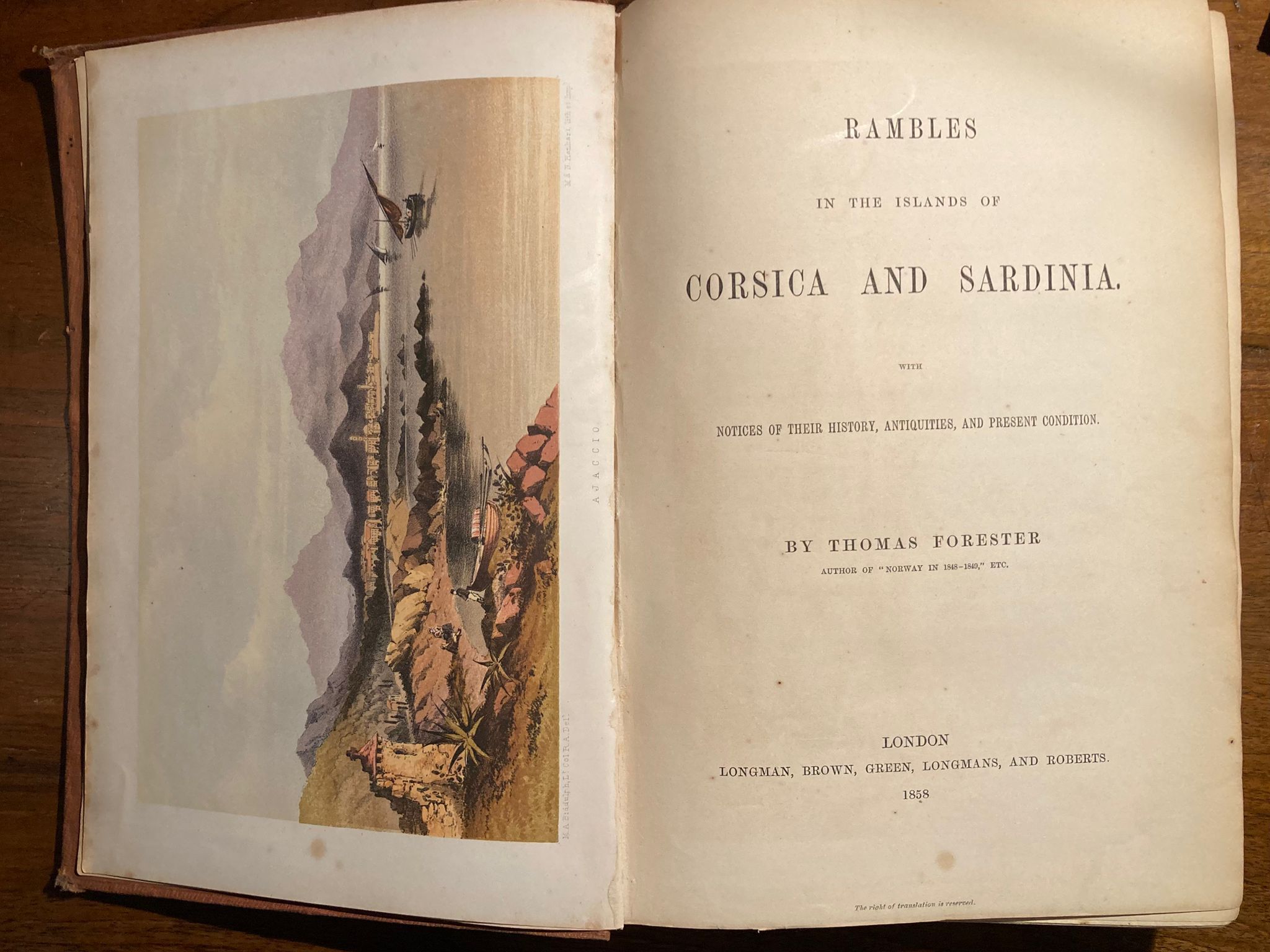 Rambles in the Islands of Corsica and Sardinia, with notices …