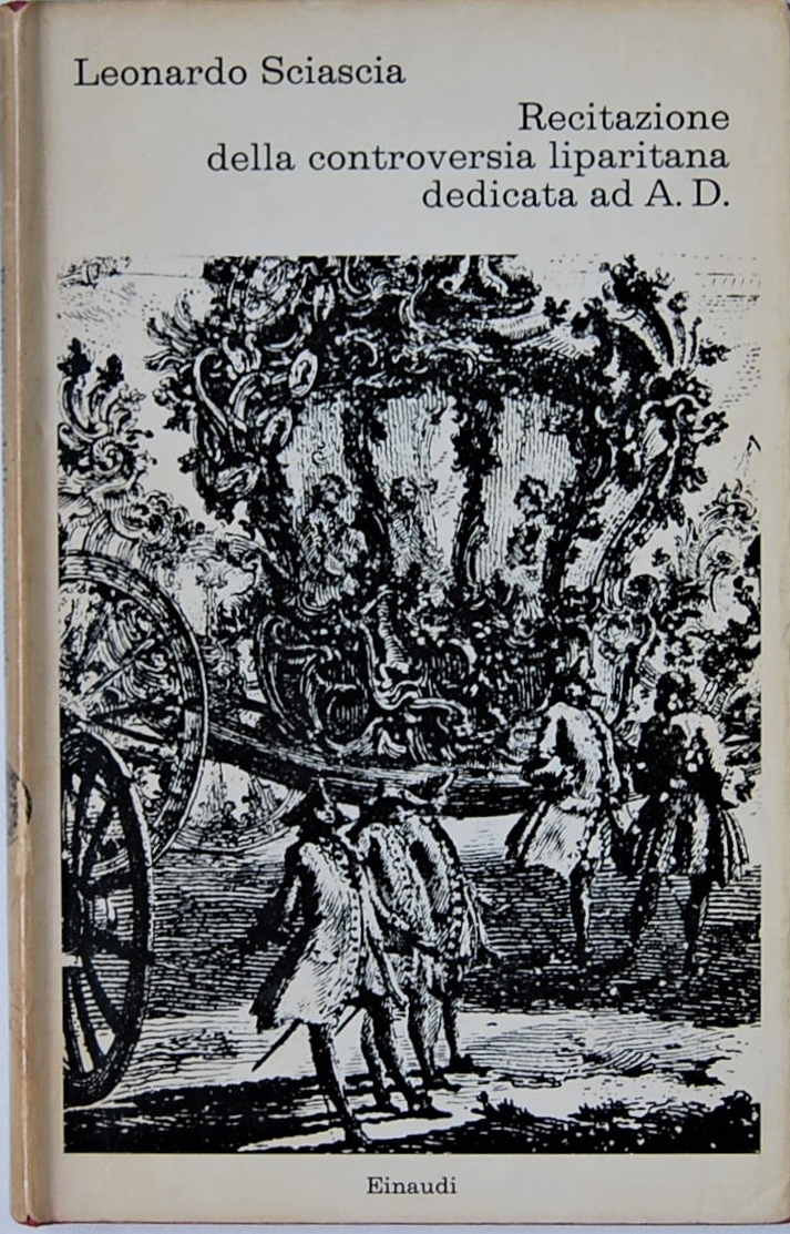 Recitazione della controversia liparitana dedicata ad A. D.