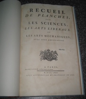 Recueil de planches, sur les Sciences, les Arts Liberaux, et …