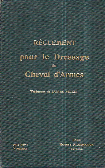 Règlement pour le dressage du cheval d' armes établi en …