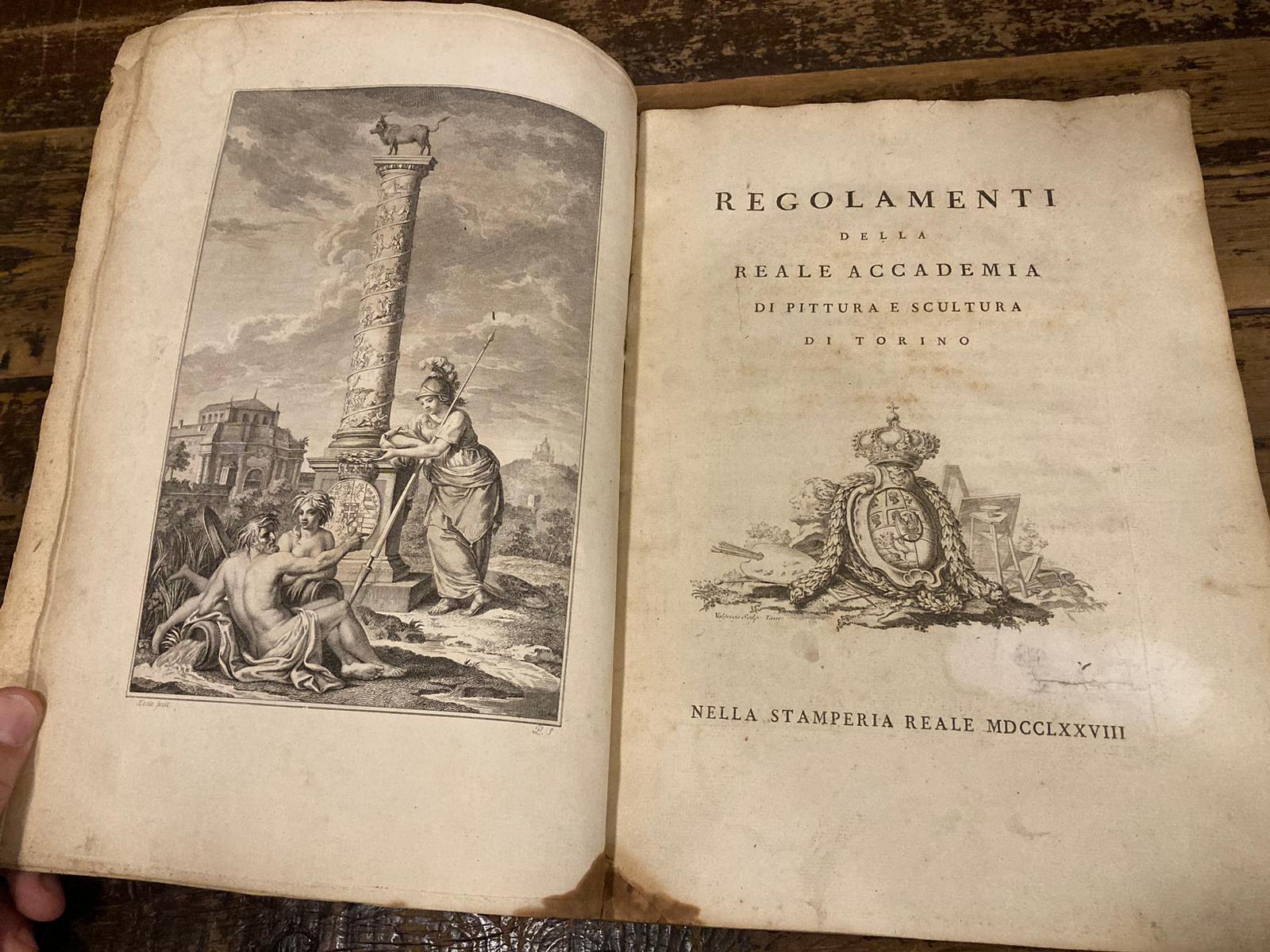 Regolamenti della Reale Accademia di pittura e scultura di Torino