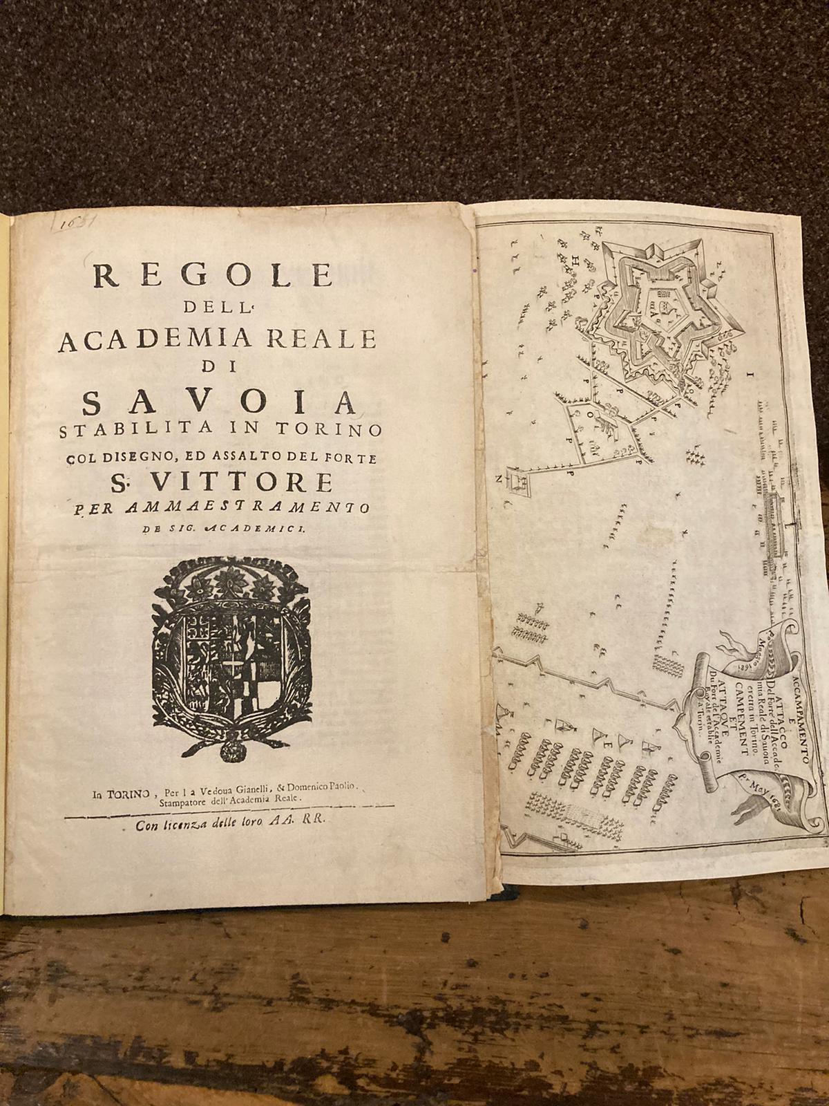 Regole dell' Academia Reale di Savoia stabilita in Torino, col …