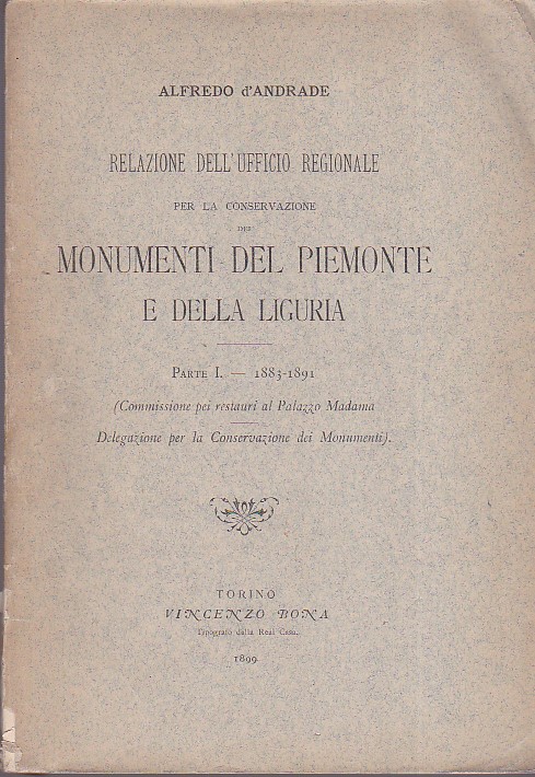 Relazione dell' Ufficio Regionale per la conservazione dei monumenti del …