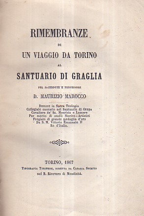 Rimembranze di un viaggio da Torino al Santuario di Graglia