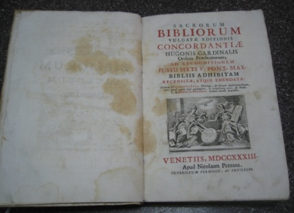 Sacrorum Bibliorum Vulgatae editionis concordantiae Hugonis Cardinalis Ordinis Praedicatorum; ad …