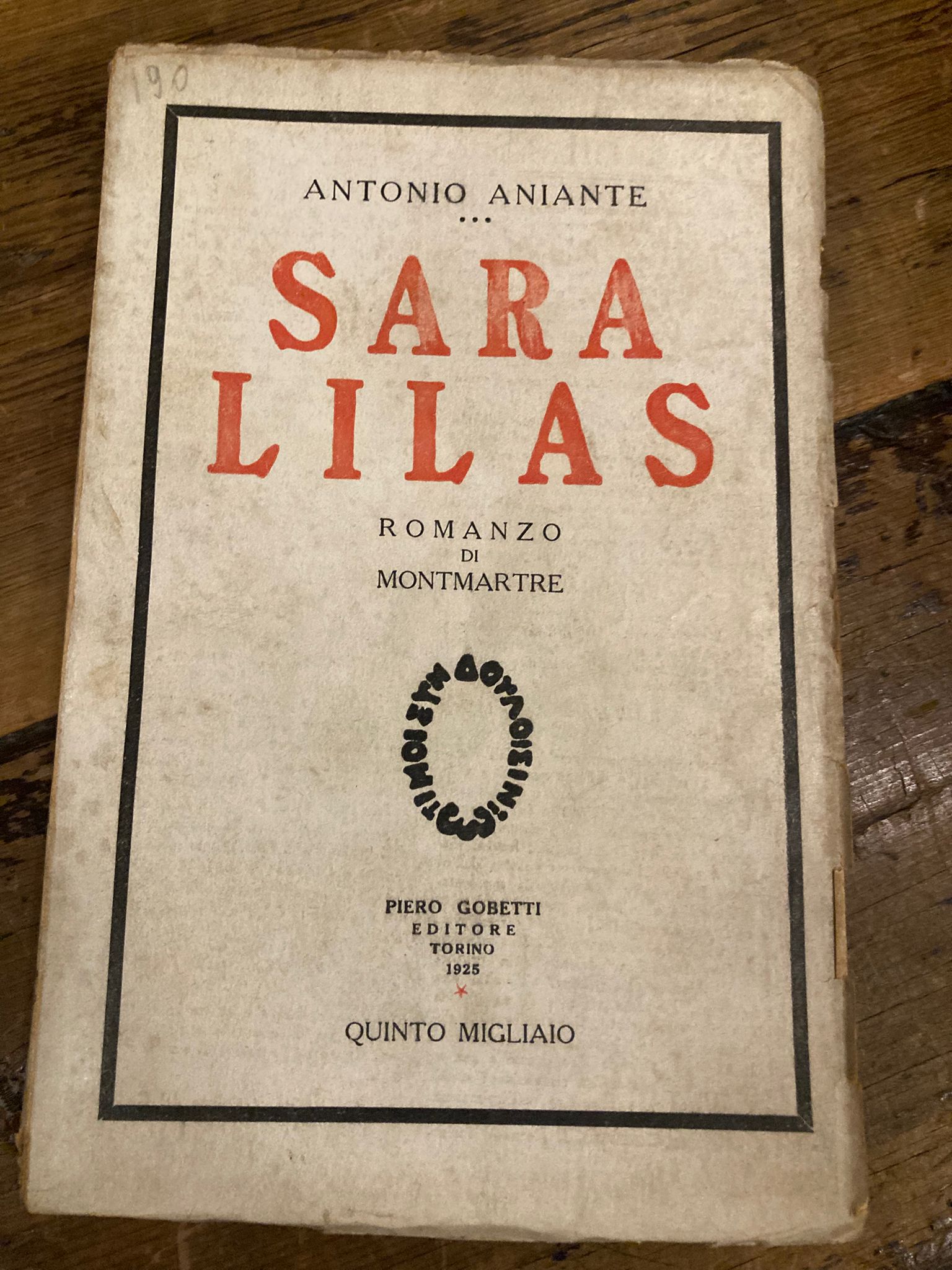 Sara Lilas. Romanzo di Montmartre. Quinto migliaio