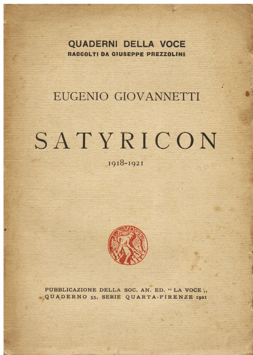 Satyricon. 1918 - 1921