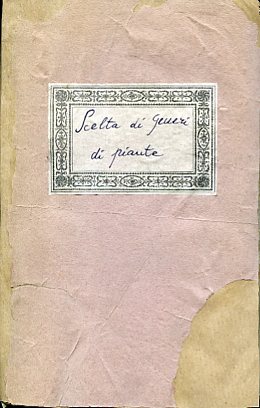 Scelta di generi di piante con i loro respettivi caratteri …