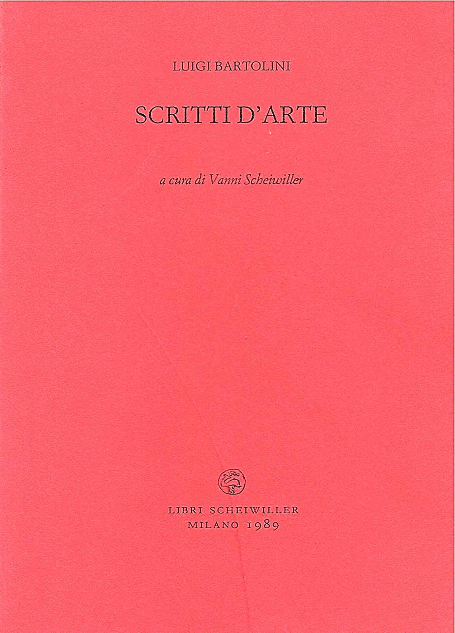 Scritti d' arte. A cura di Vanni Scheiwiller