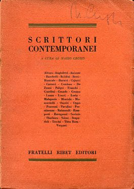 Scrittori contemporanei. A cura di Mario Gromo