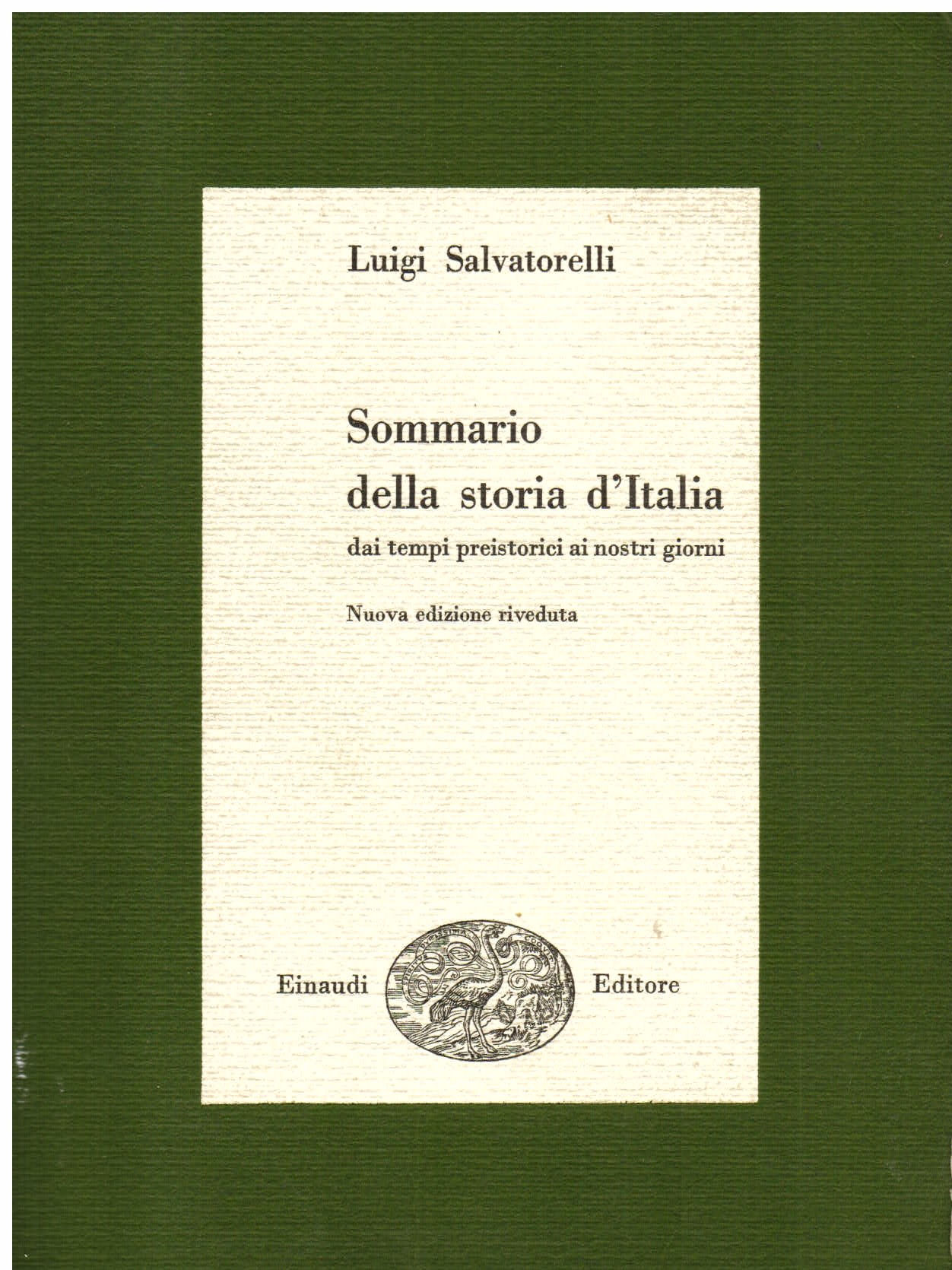 Sommario della storia d' Italia dai tempi preistorici ai nostri …