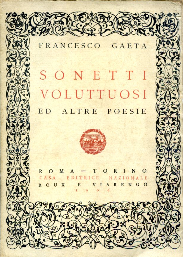 Sonetti voluttuosi ed altre poesie