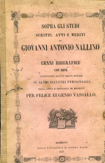 Sopra gli studi, scritti, atti e meriti di Giovanni Antonio …