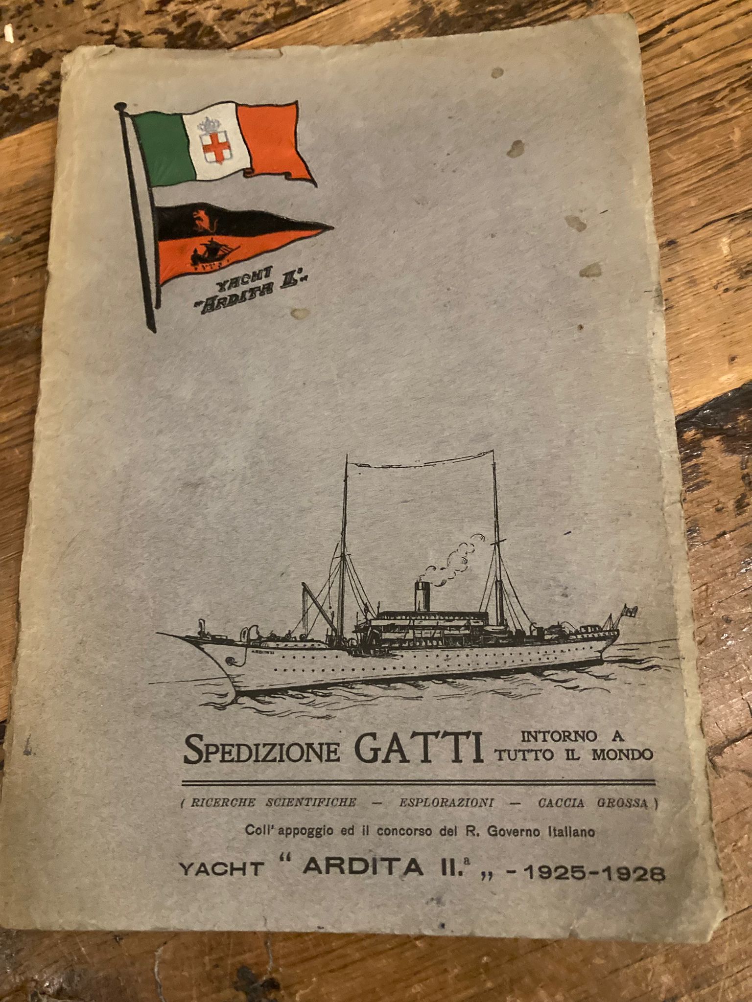 Spedizione Gatti intorno a tutto il mondo. Yacht Ardita II …
