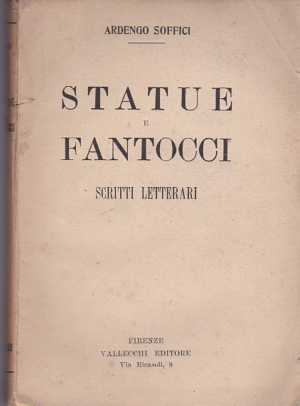 Statue e fantocci. Scritti letterari