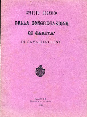 Statuto organico della Congregazione di Carità di Cavallerleone