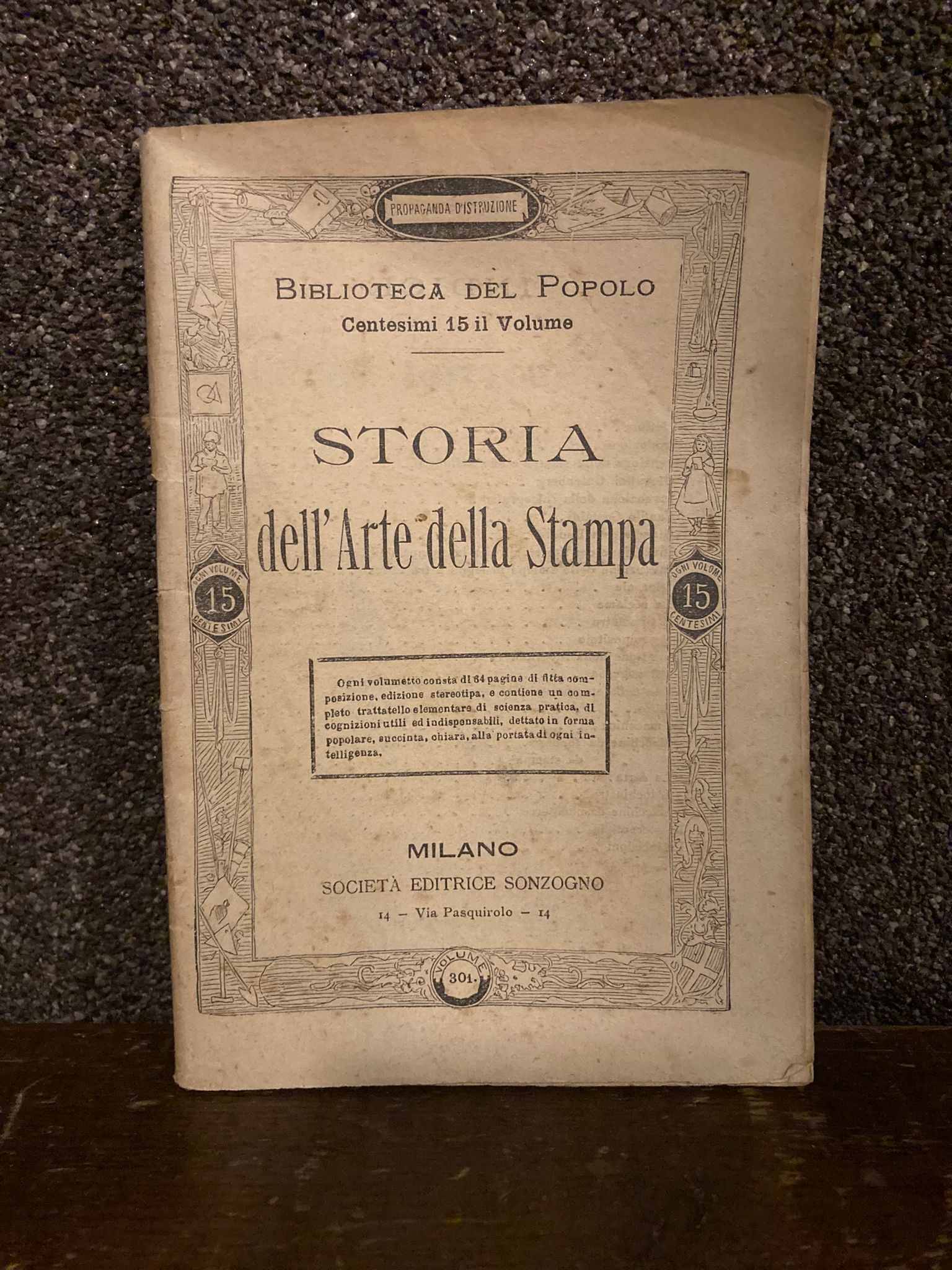 Storia dell' arte della stampa