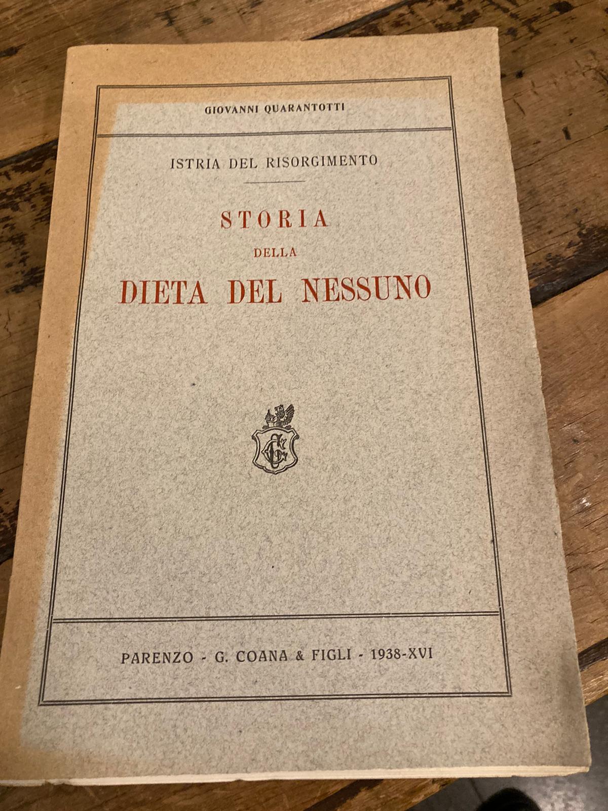 Storia della dieta del nessuno