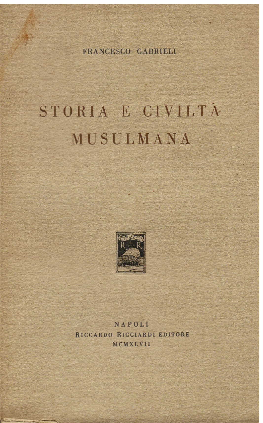 Storia e civiltà mussulmana