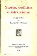 Storia, politica e istruzione. Saggi critici