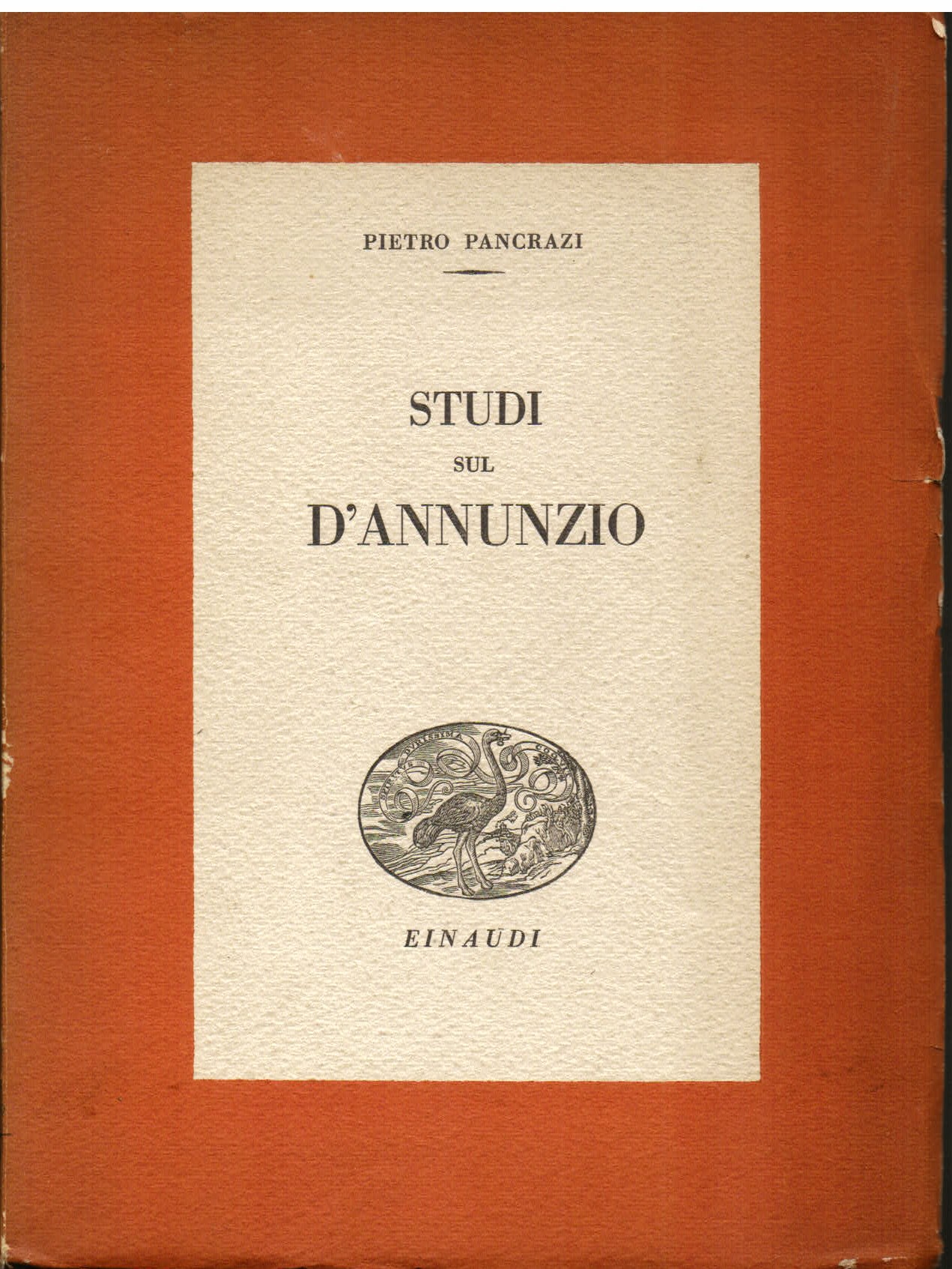 Studi sul d'Annunzio