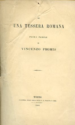 Su una tessera romana. Poche parole