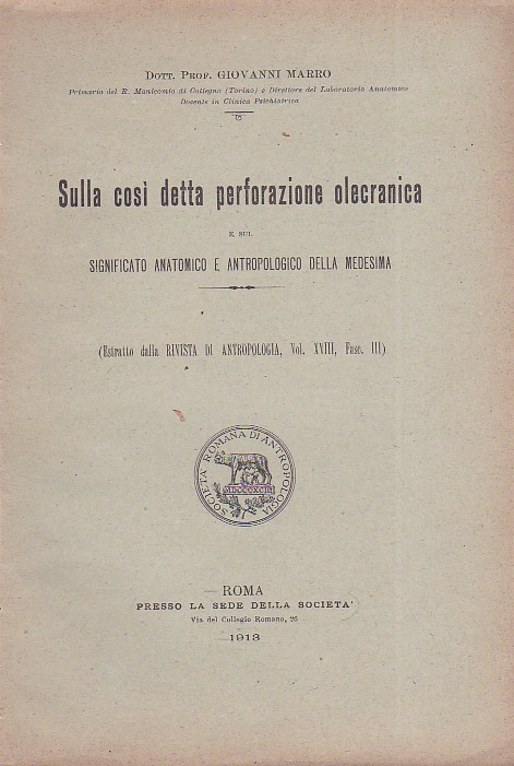 Sulla così detta perforazione olecranica e sul significato anatomico e …