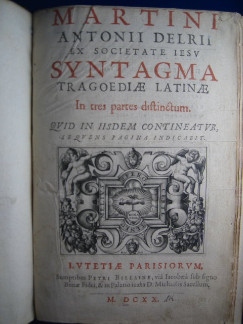 Syntagma Tragoediae Latinae in tres partes distinctum