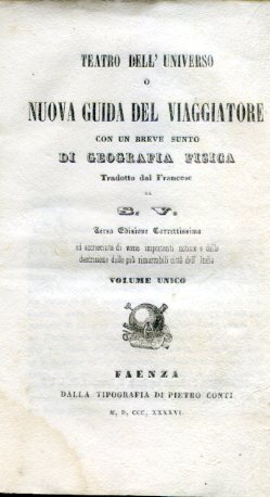 Teatro dell'Universo o nuova guida del viaggiatore con un breve …