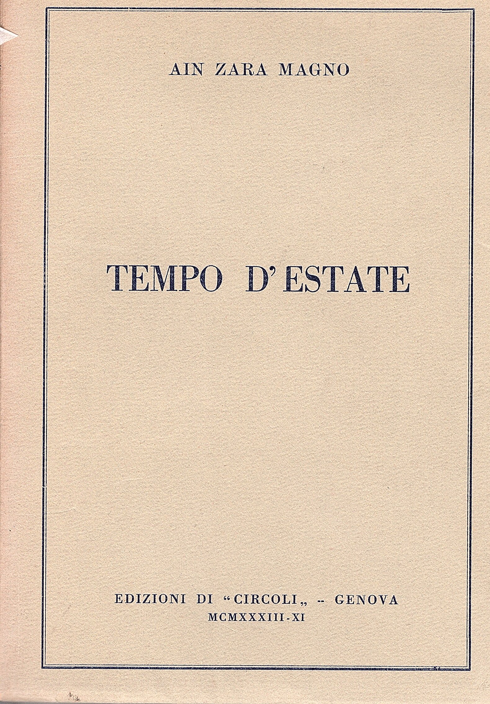 Tempo d'estate