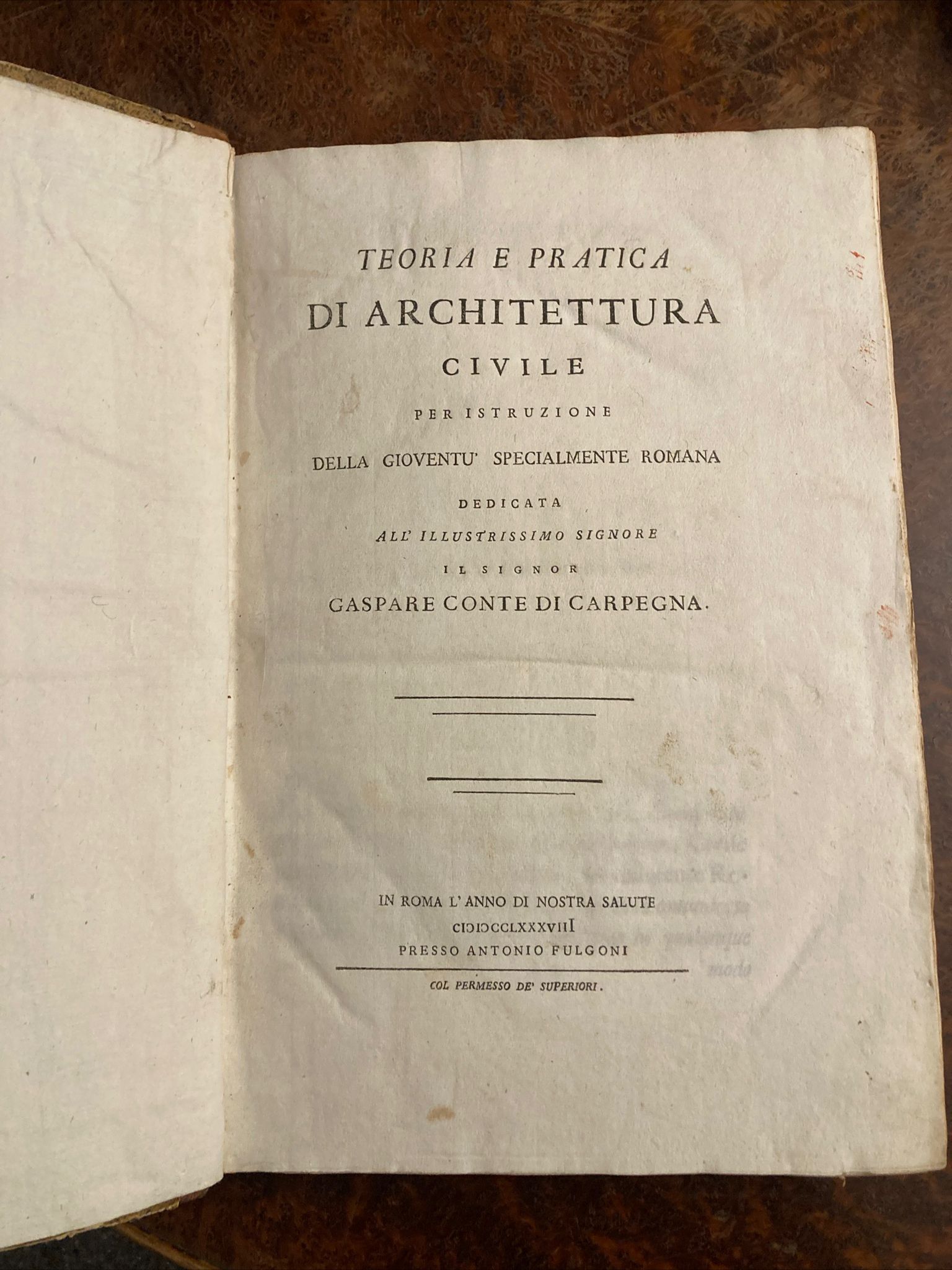 Teoria e pratica di Architettura Civile per istruzione della gioventù …
