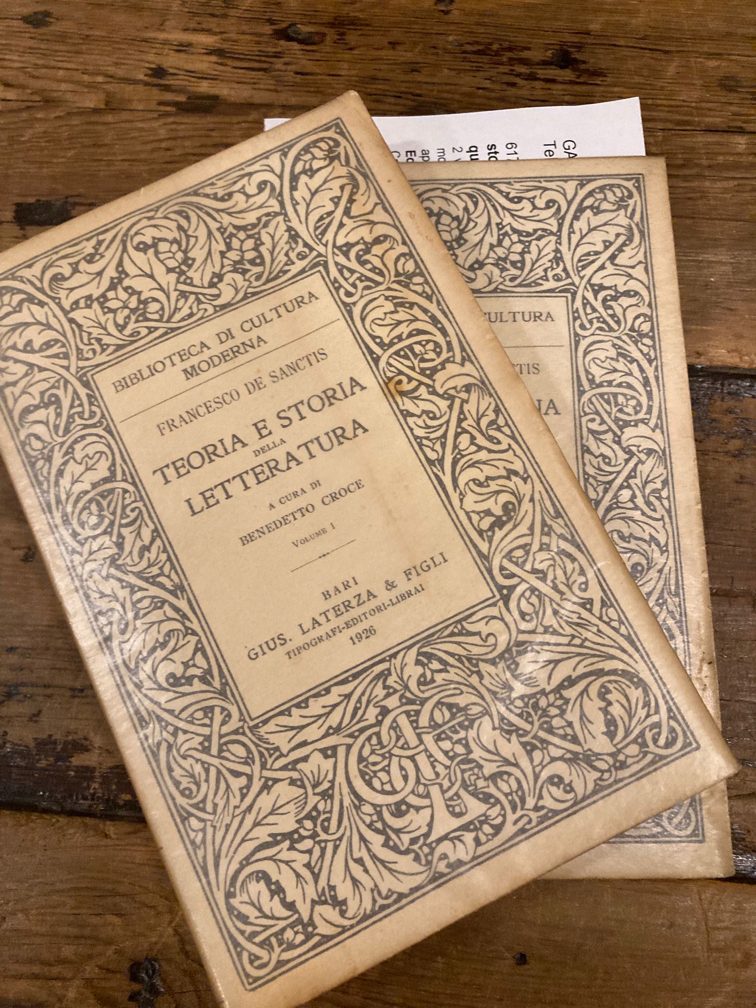 Teoria e storia della letteratura. Lezioni tenute in Napoli dal …