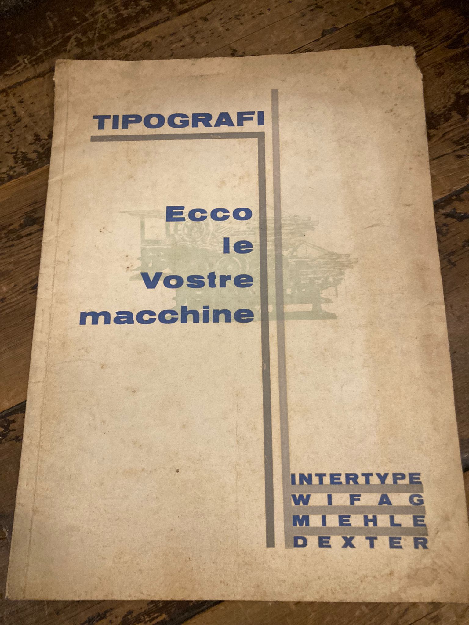 Tipografi: Ecco le vostre macchine