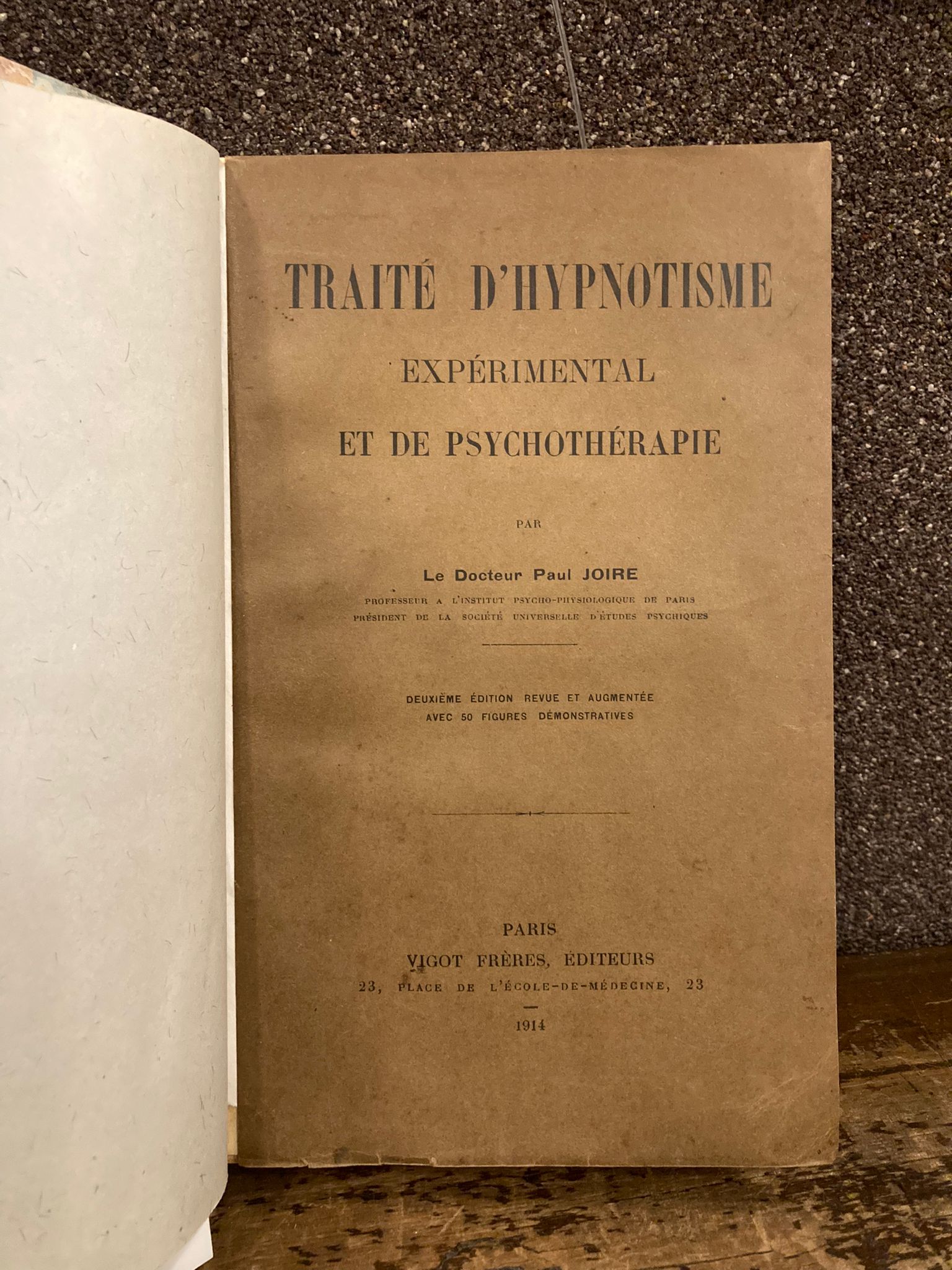 Traité d'Hypnotisme expérimental et de Psychothérapie