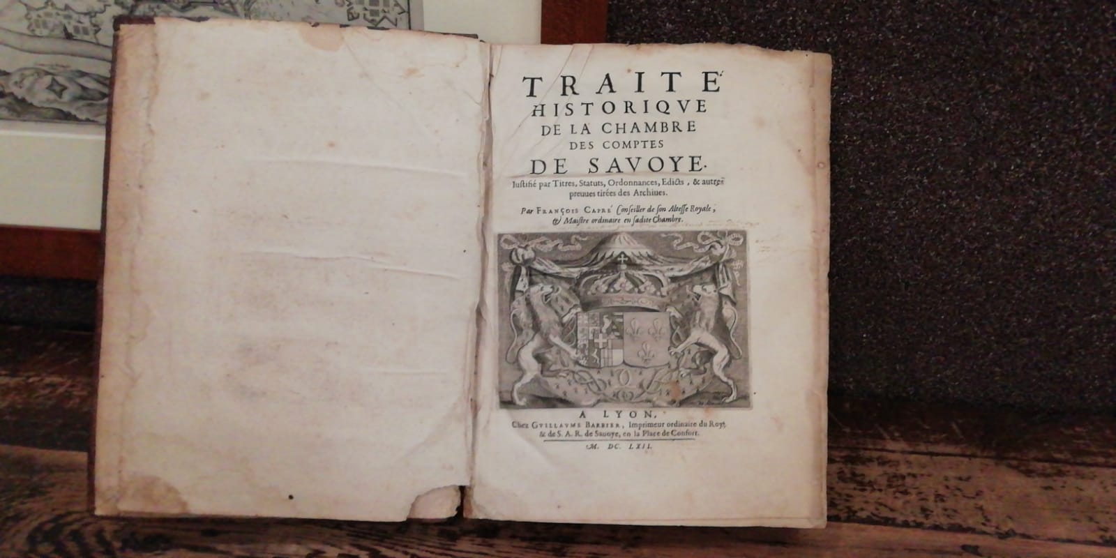 Traité Historique de la chambre de comptes de Savoye Iustifié …