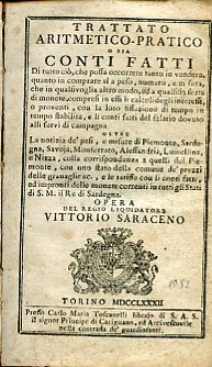 Trattato aritmetico - pratico o sia conti fatti di tutto …