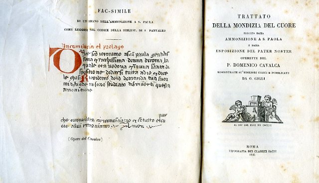 Trattato della mondizia del cuore seguito dalla Ammonizione a S. …