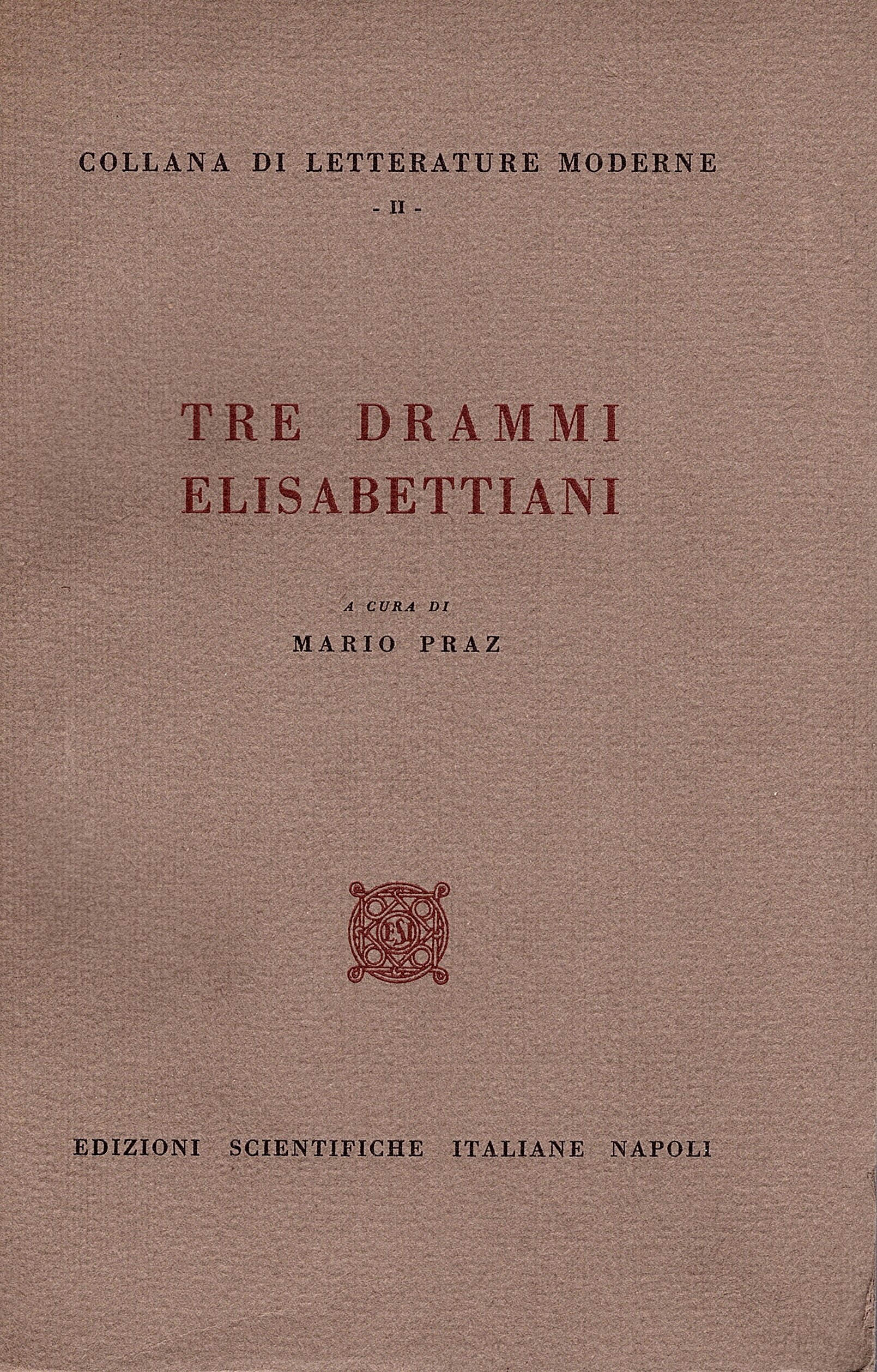 Tre drammi elisabettiani