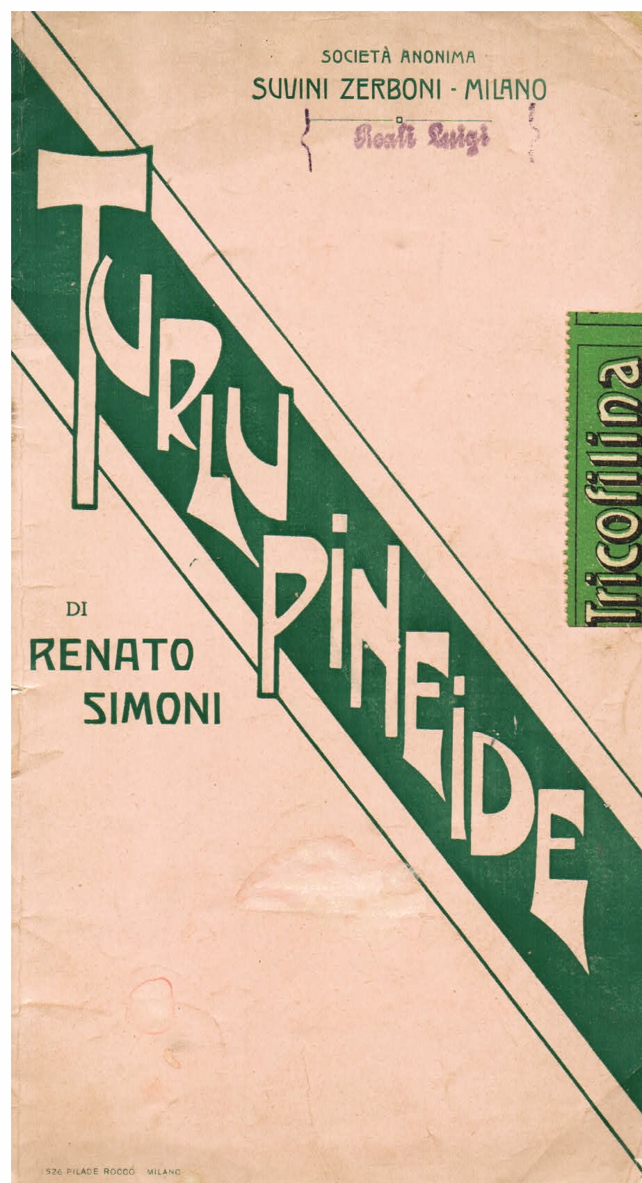 Turlupineide. Rivista comico satirica dei tempi che corrono. Prosa e …
