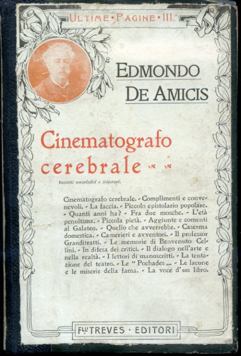 Ultime Pagine di Edmondo De Amicis III. Cinematografo cerebrale. Bozzetti …